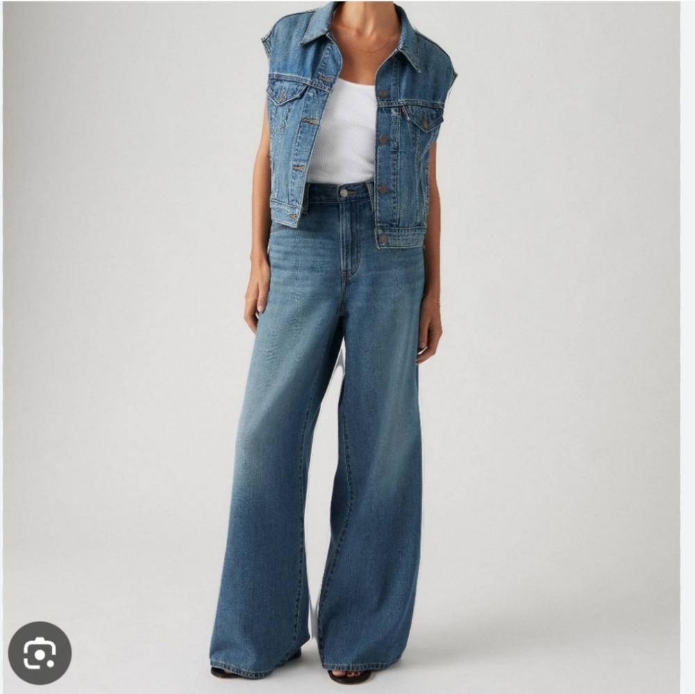 Levi's XL Straight Leg Jeans Size 24 - Picture 5 of 8